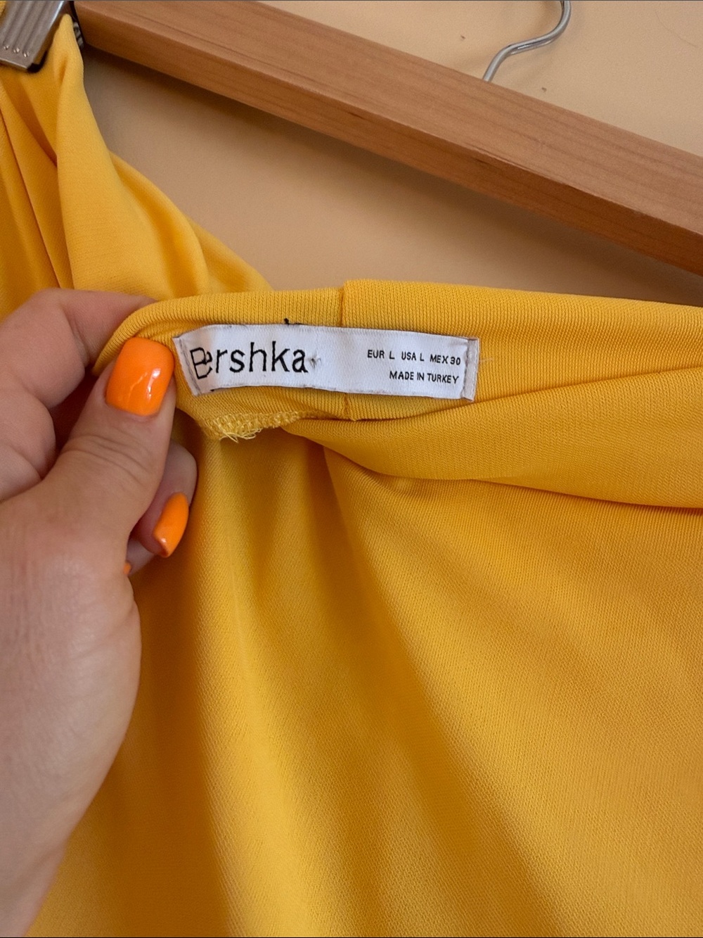 Yellow Ruched Drawstring Mini Skirt - Picture 4 of 4